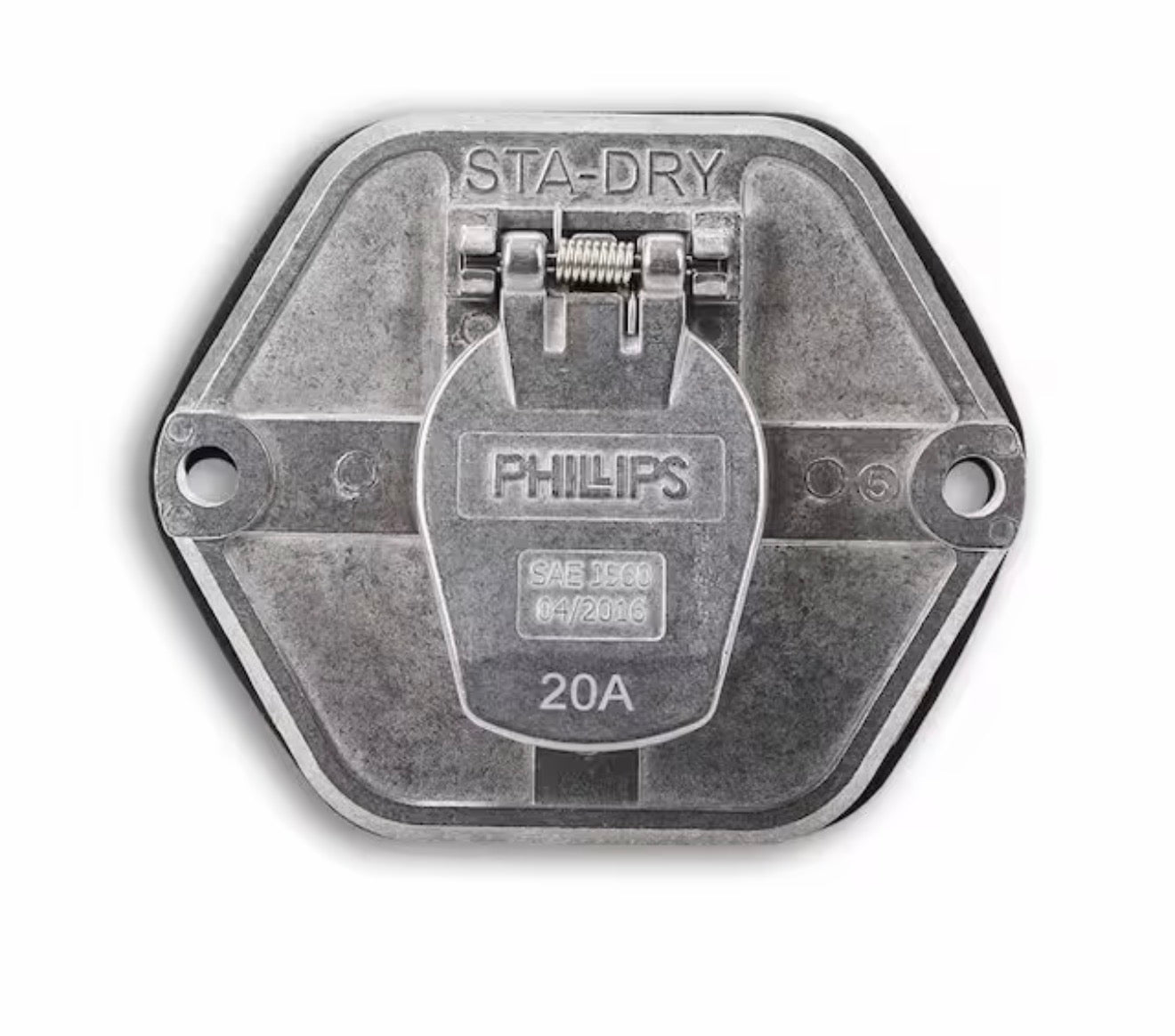 Phillips 7-Way Split Pin Extended Barrel with 20A Circuit Breakers
